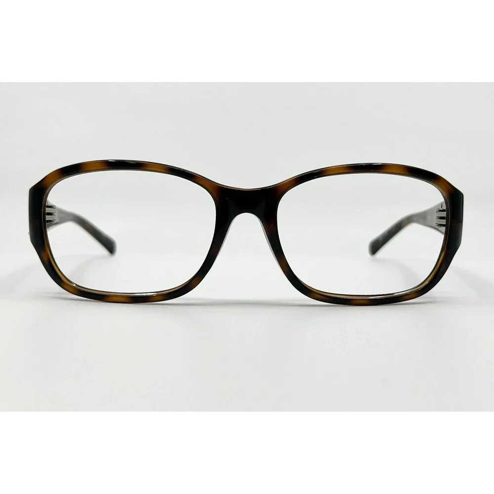 Guess Eyeglasses Women Brown Tortoise GU7265 E13 Rhinestone Logo 56-17-135